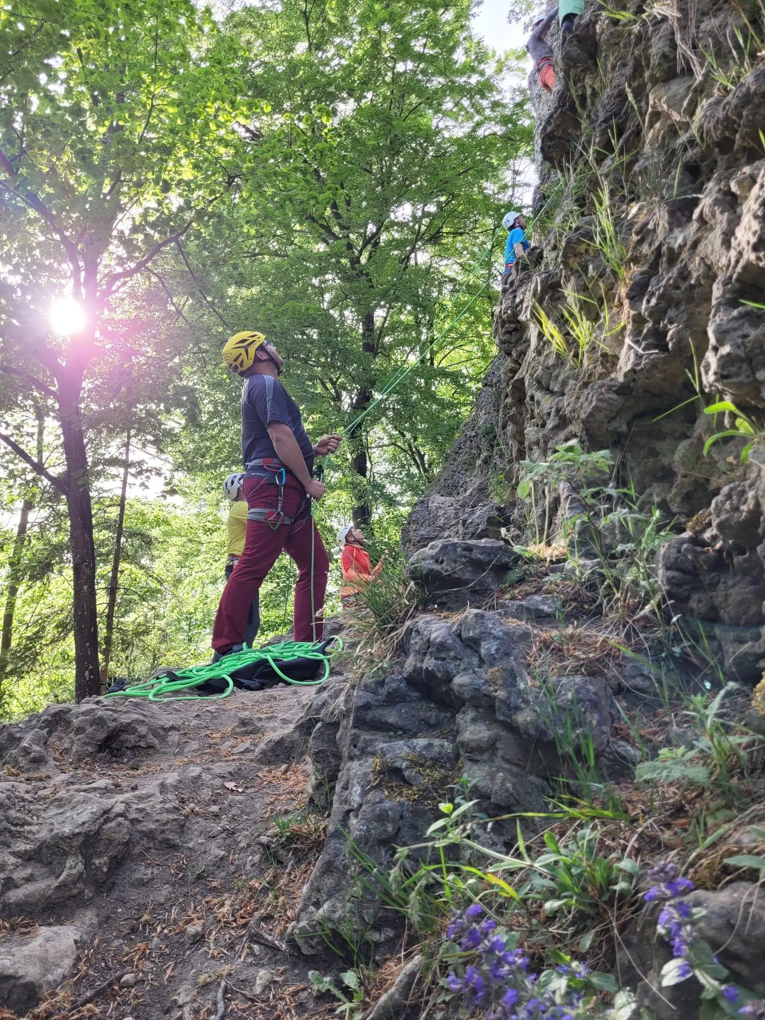 DAV Kletterschein Outdoor, Fränkische 2022 | © DAV Fulda