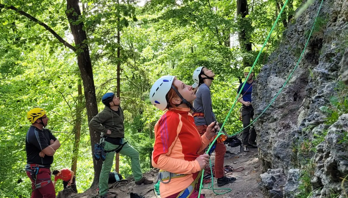DAV Kletterschein Outdoor, Fränkische 2022 | © DAV Fulda