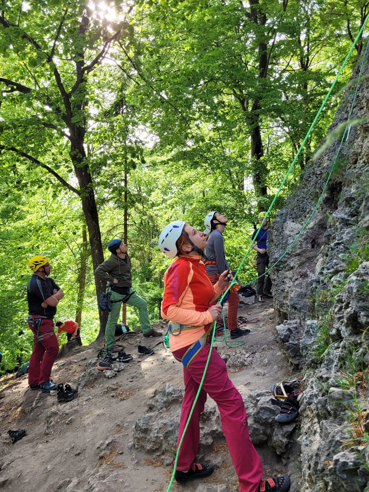 DAV Kletterschein Outdoor, Fränkische 2022 | © DAV Fulda