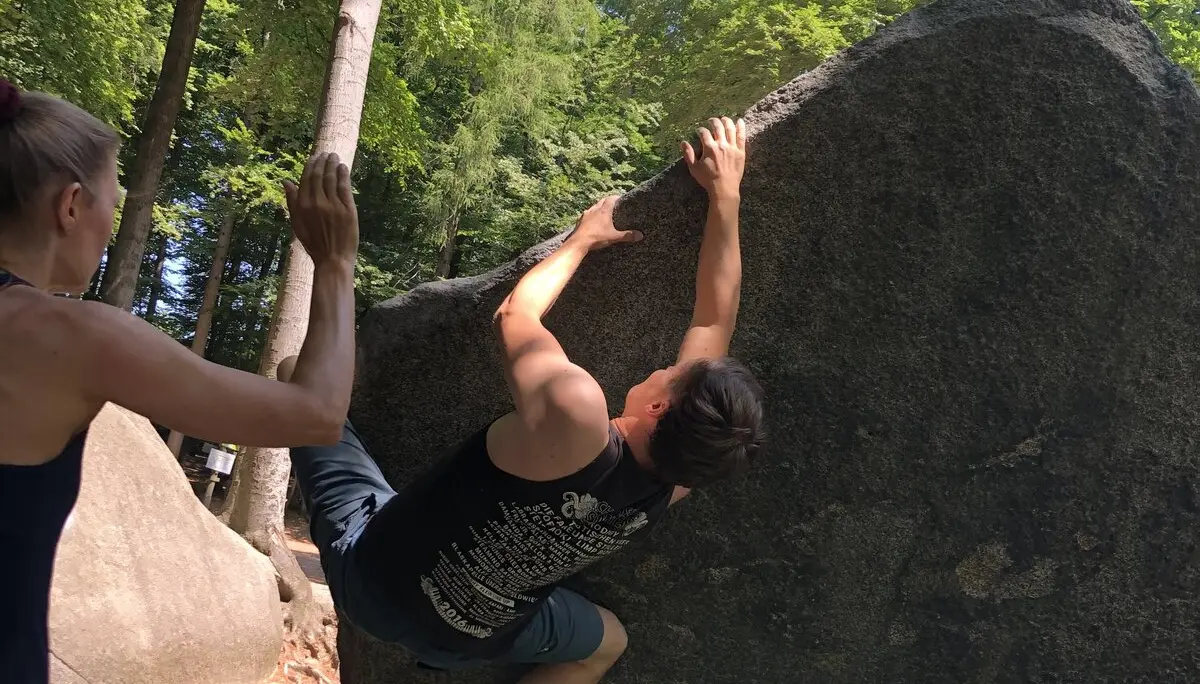 Bouldergrundkurs Odenwald | © DAV Sektion Fulda