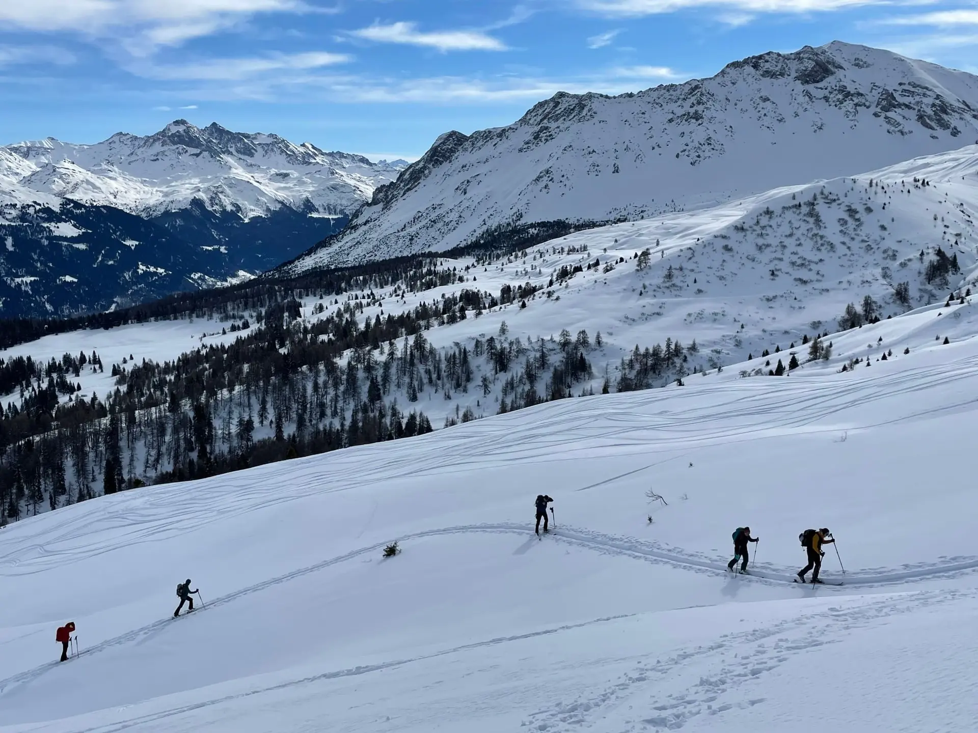 Skitour Graubünden, Schweiz, 2022 | © DAV Fulda