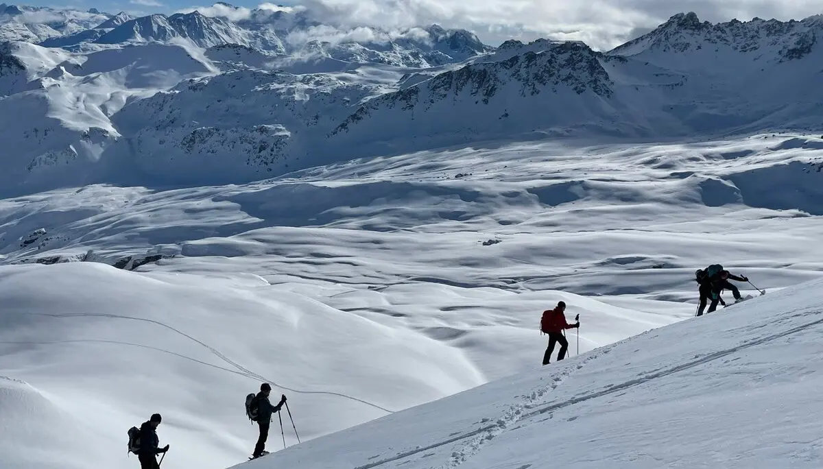 Skitour Graubünden, Schweiz, 2022 | © DAV Fulda